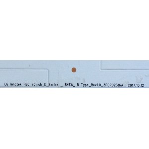 KIT DE LED´S PARA TV (12 PIEZAS) / VIZIO LG Innotek FBC 70inch_E_Serise_84EA_A_ TYPE_REV1.0_3PCR02315A / LG Innotek FBC 70inch_E_Serise_84EA_B_ TYPE_REV1.0_3PCR02316A / 3PCR02315A / 3PCR02316A / PANEL SD700DUA-2 / MODELOS E70-F3 LFTRXDMU / E70-F3